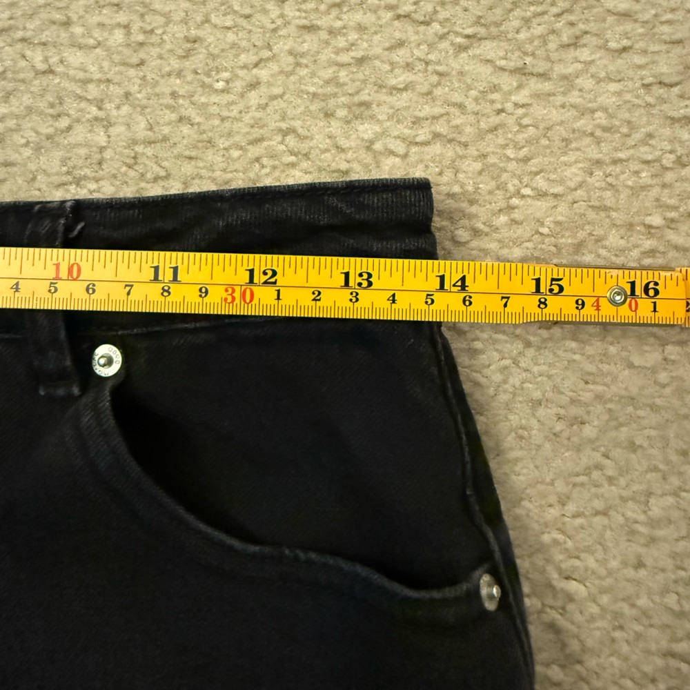 Asos long black denim skirt. Size 6 petite - Picture 8 of 14